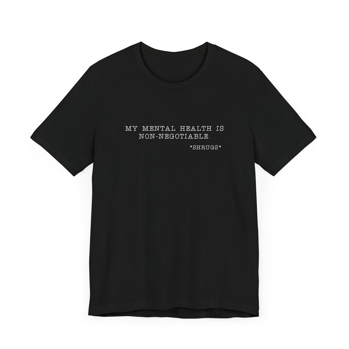 My mental health is non-negotiable: unisex