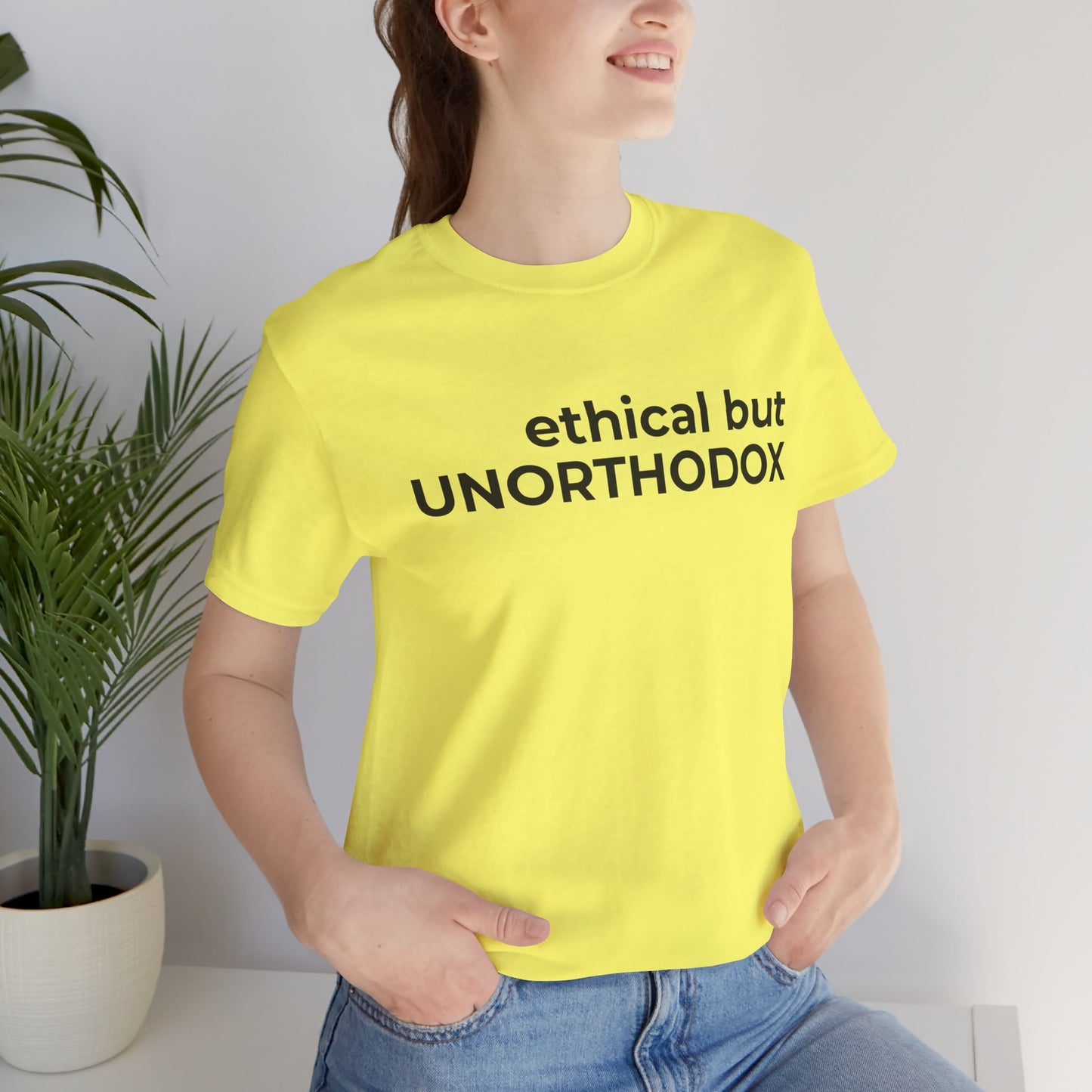 Ethical but Unorthodox Short Sleeve Tee