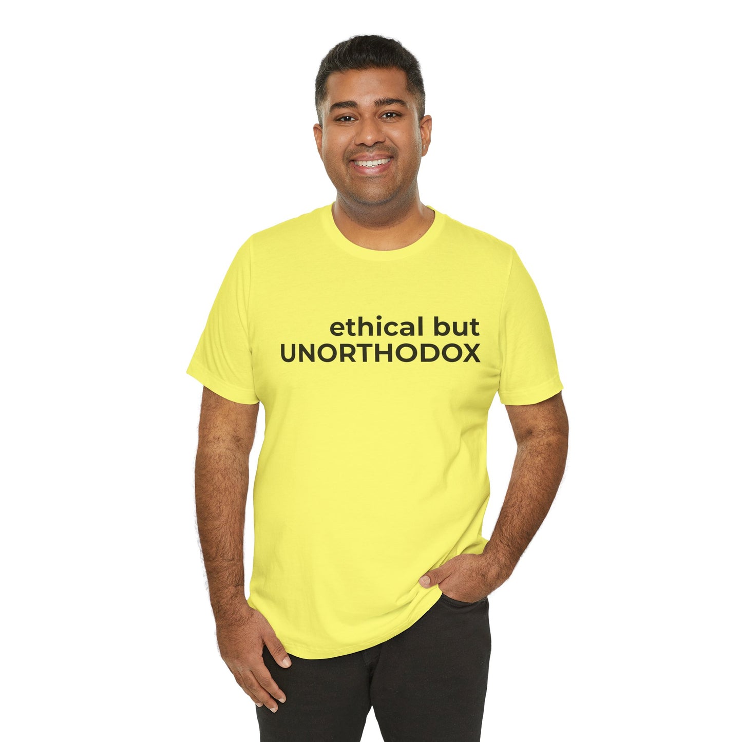 Ethical but Unorthodox Short Sleeve Tee