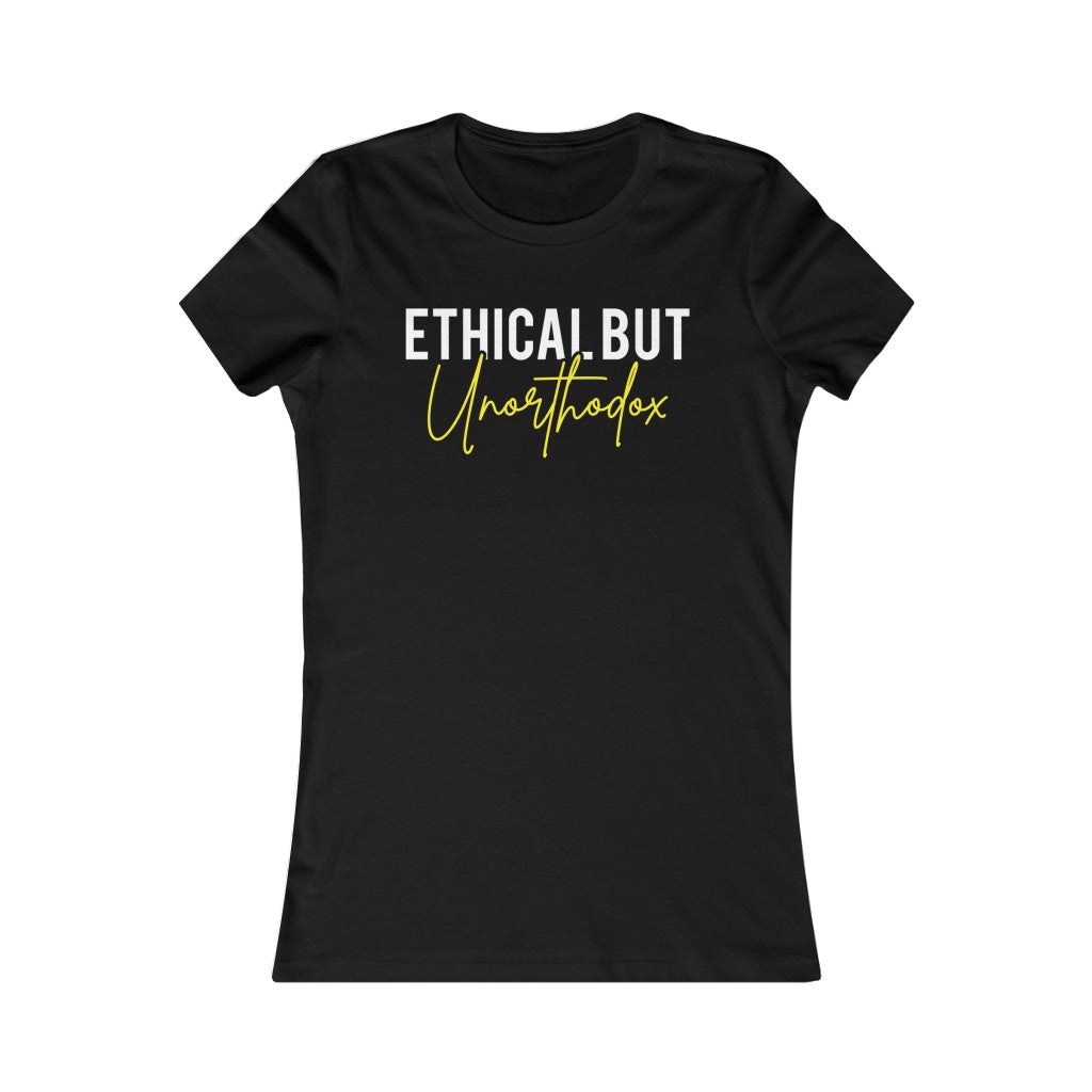 Ethical but UNORTHODOX: Fitted