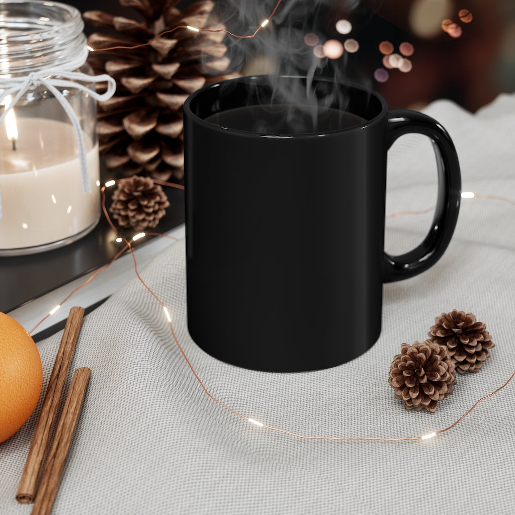 I don't care: black mug